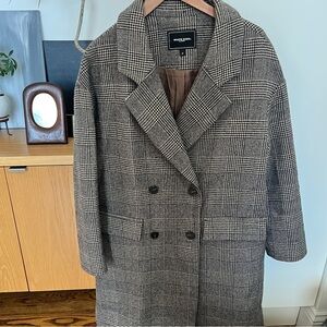 Black and Gray Coat
